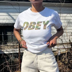 OBEY Camo Print Graphic Tee 🪖
